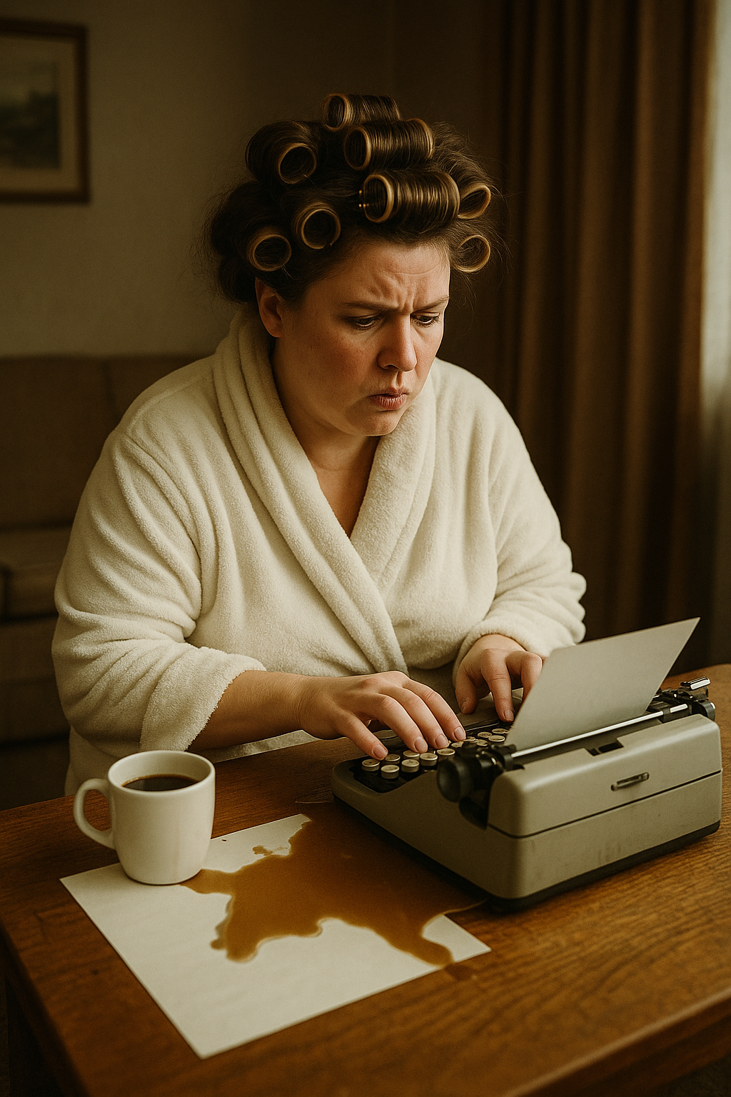 Stressed business owner